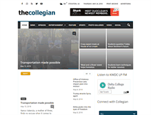 Tablet Screenshot of deltacollegian.net